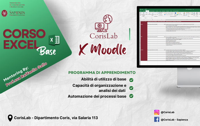 Moodle Excel base CorisLab